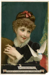 Pozzonis Dove Complexion Powder [recto della carta commerciale]